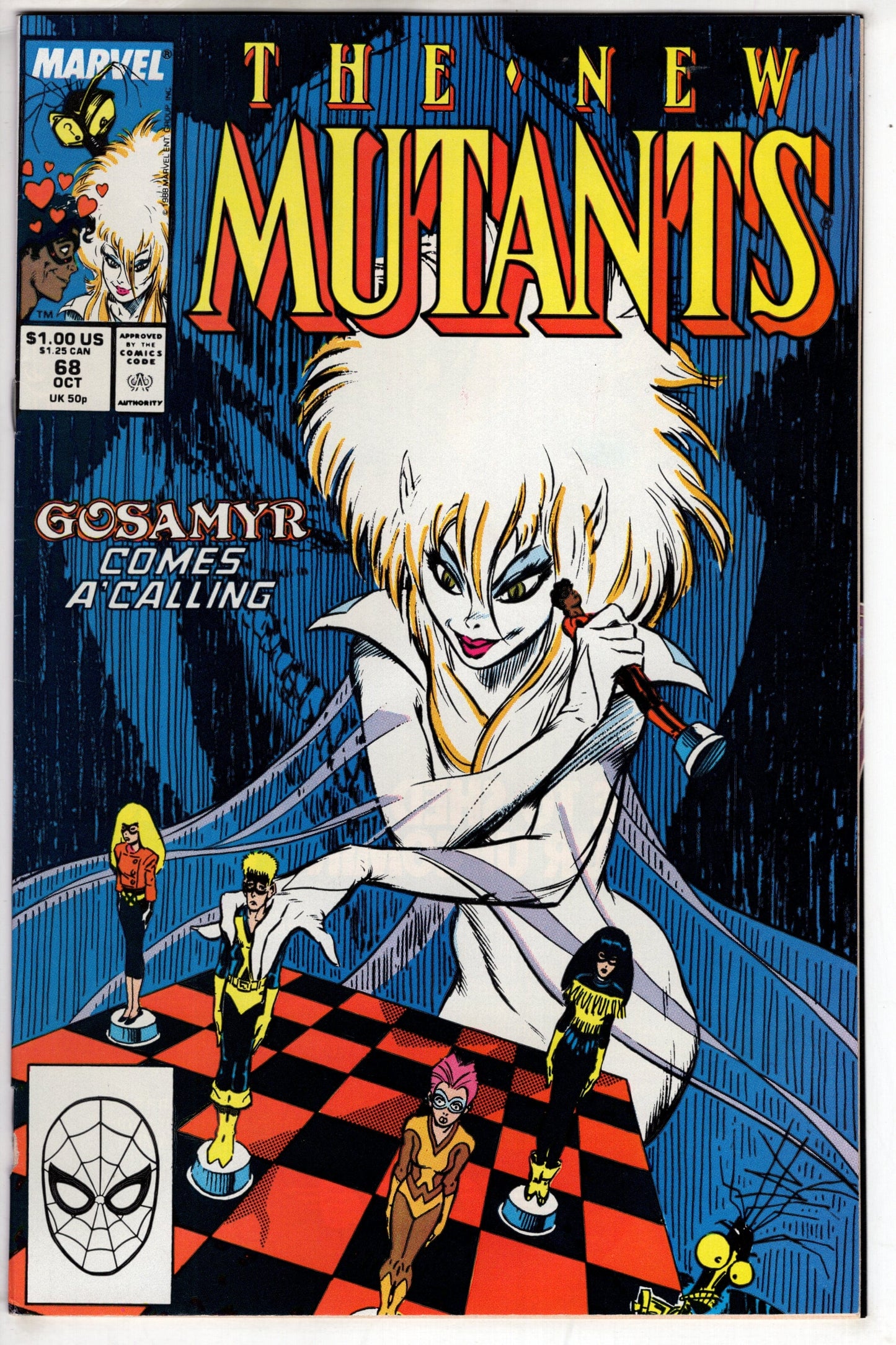 MARVEL PRH Comics The New Mutants (1983 series) #68 [Direct]