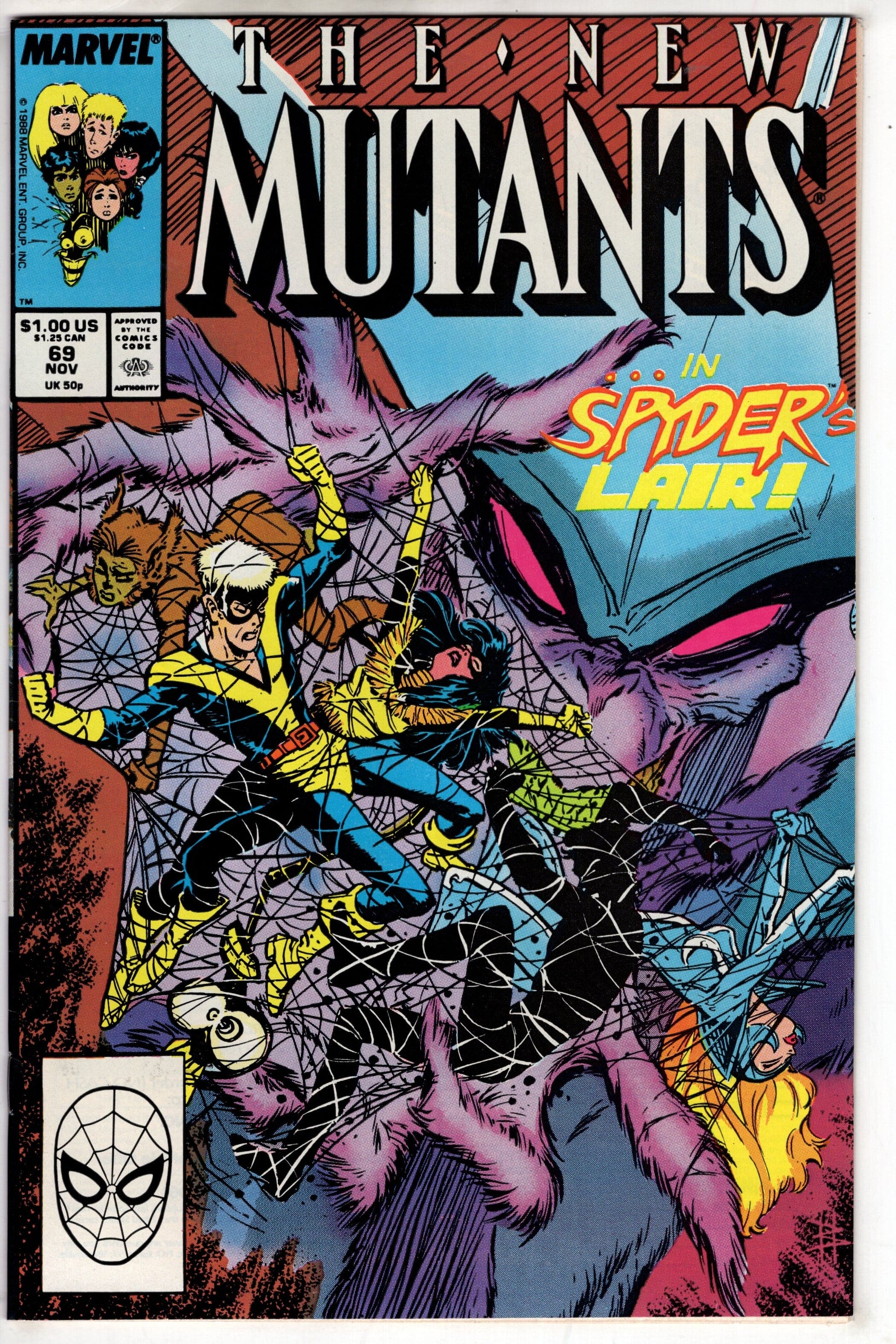 MARVEL PRH Comics The New Mutants (1983 series) #69 [Direct]