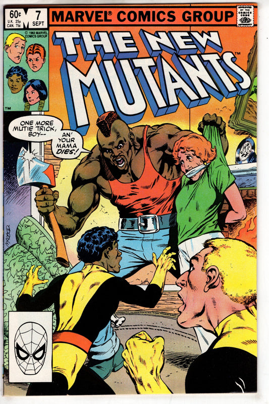 MARVEL PRH Comics The New Mutants (1983 series) #7 [Direct]