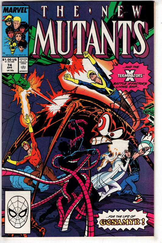 MARVEL PRH Comics The New Mutants (1983 series) #74 [Direct]