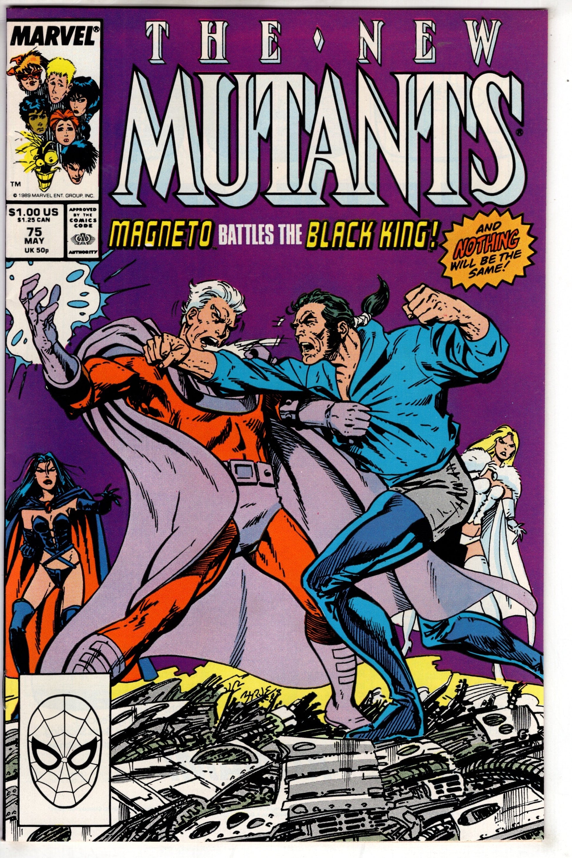 MARVEL PRH Comics The New Mutants (1983 series) #75 [Direct]