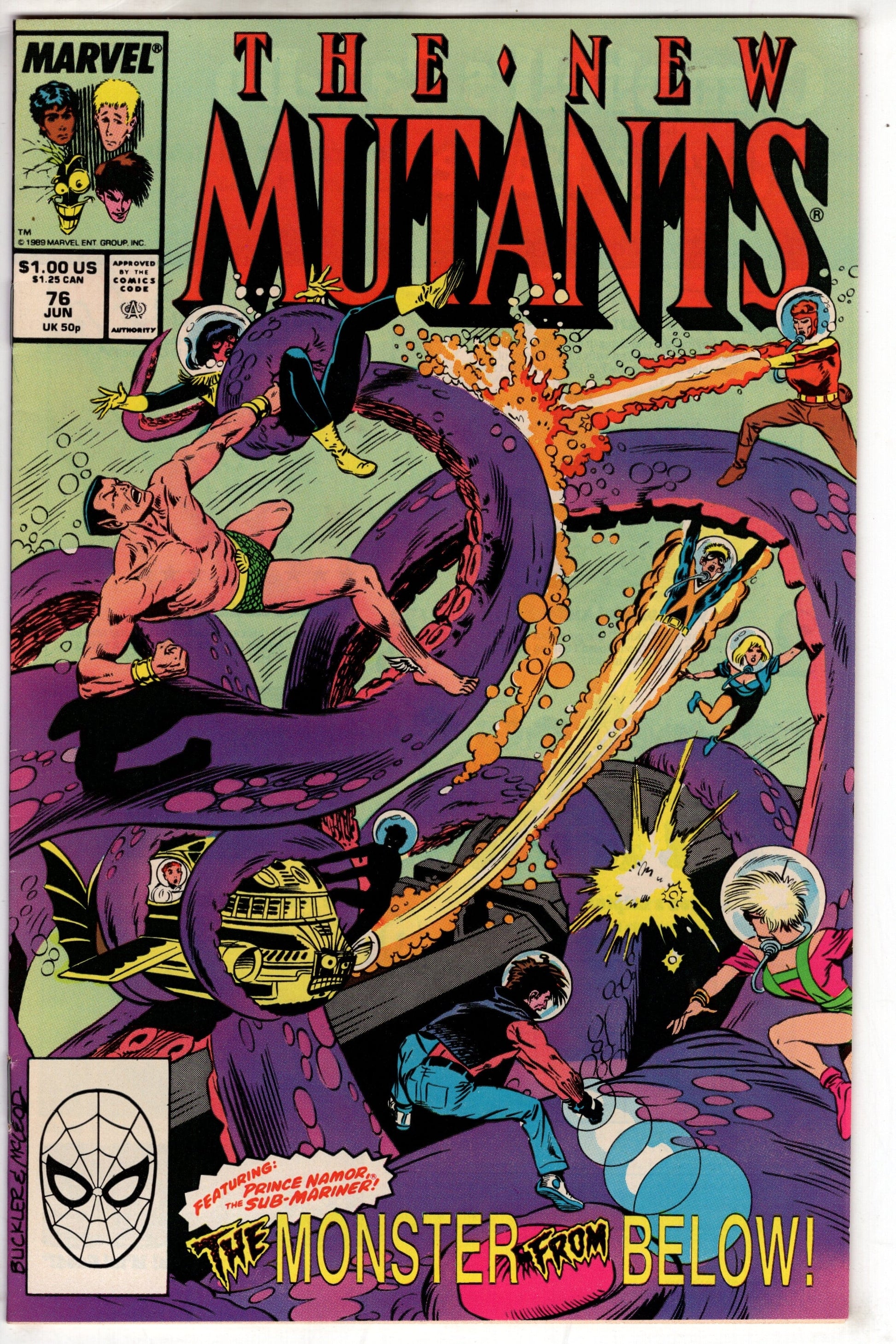 MARVEL PRH Comics The New Mutants (1983 series) #76 [Direct]