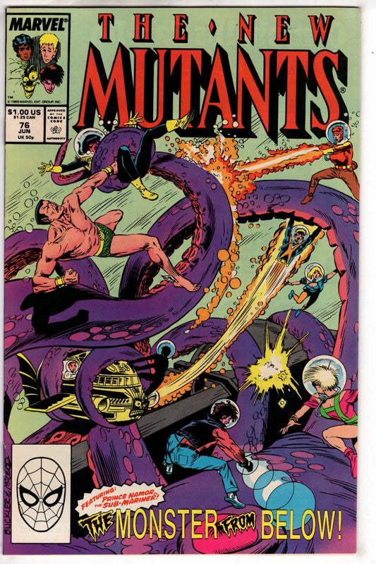 MARVEL PRH Comics The New Mutants (1983 series) #76 [Direct]