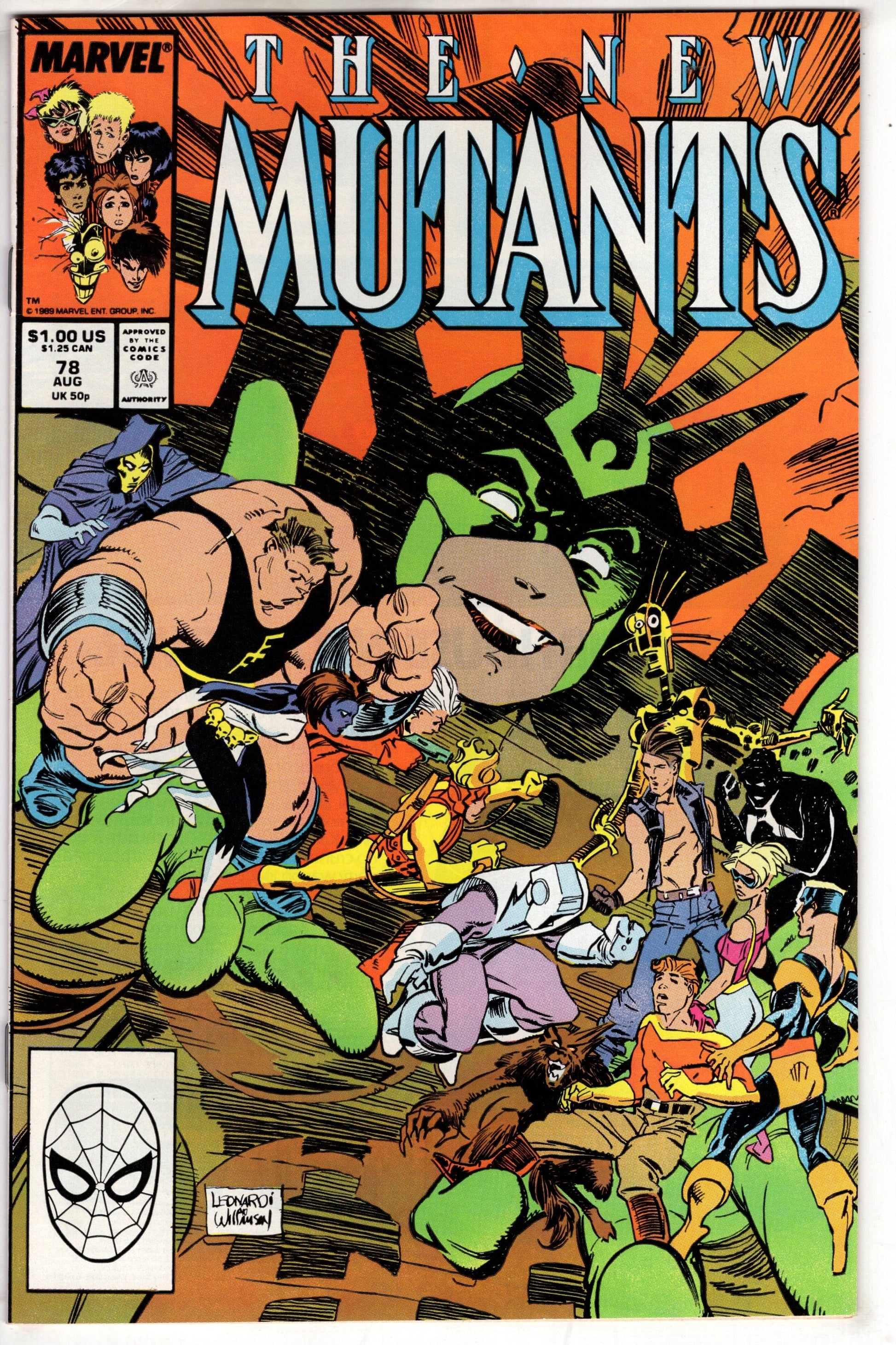MARVEL PRH Comics The New Mutants (1983 series) #78 [Direct]