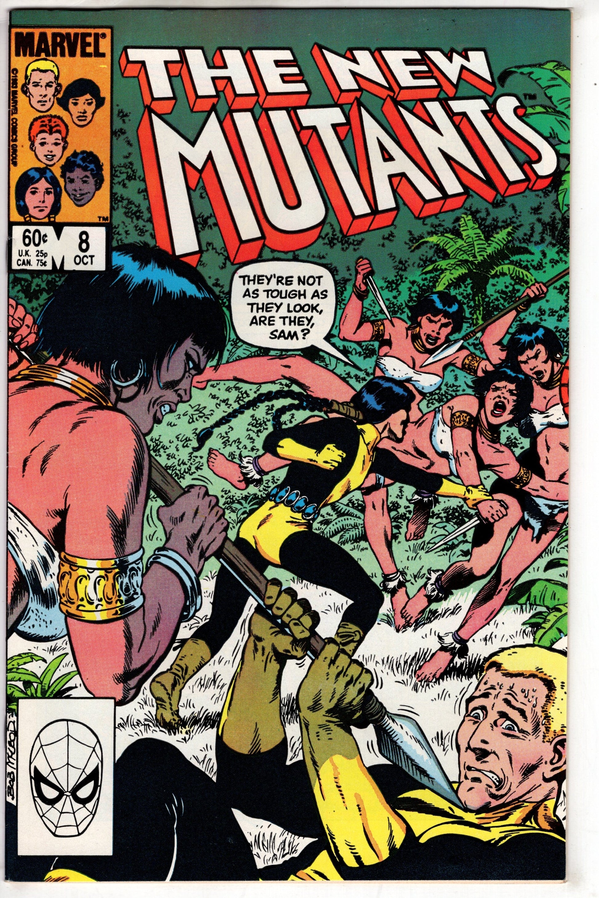 MARVEL PRH Comics The New Mutants (1983 series) #8 [Direct]