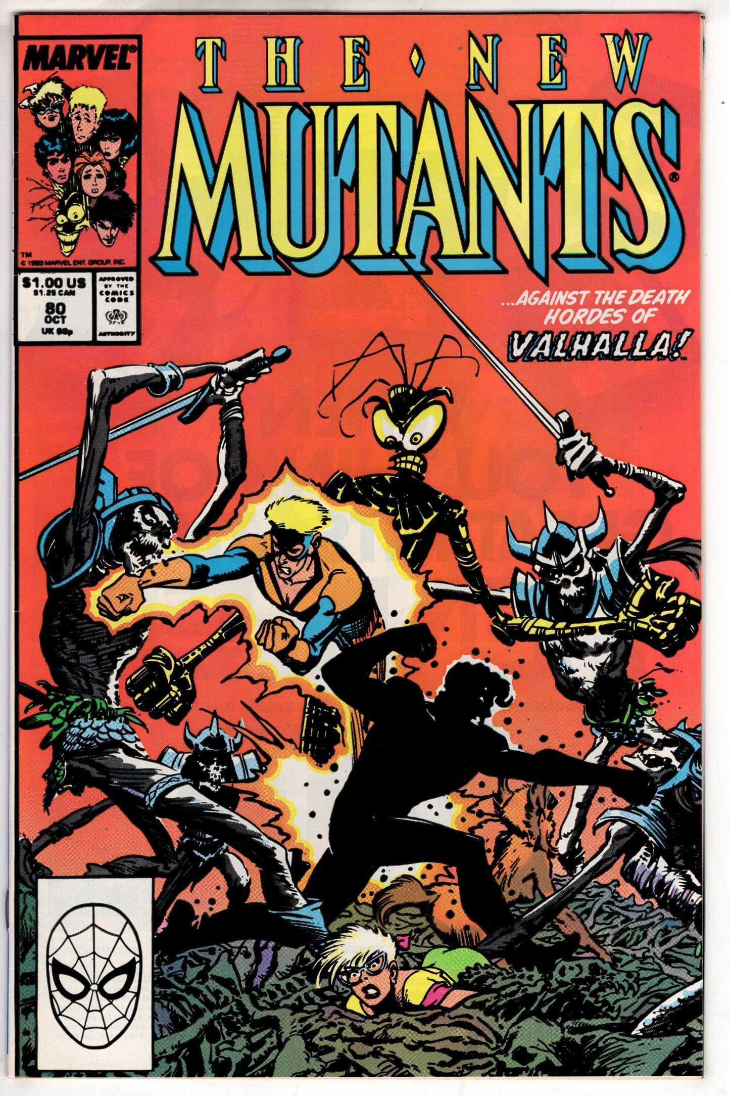 MARVEL PRH Comics The New Mutants (1983 series) #80 [Direct]