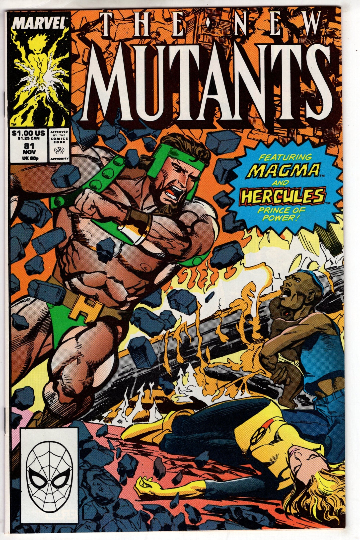MARVEL PRH Comics The New Mutants (1983 series) #81 [Direct]