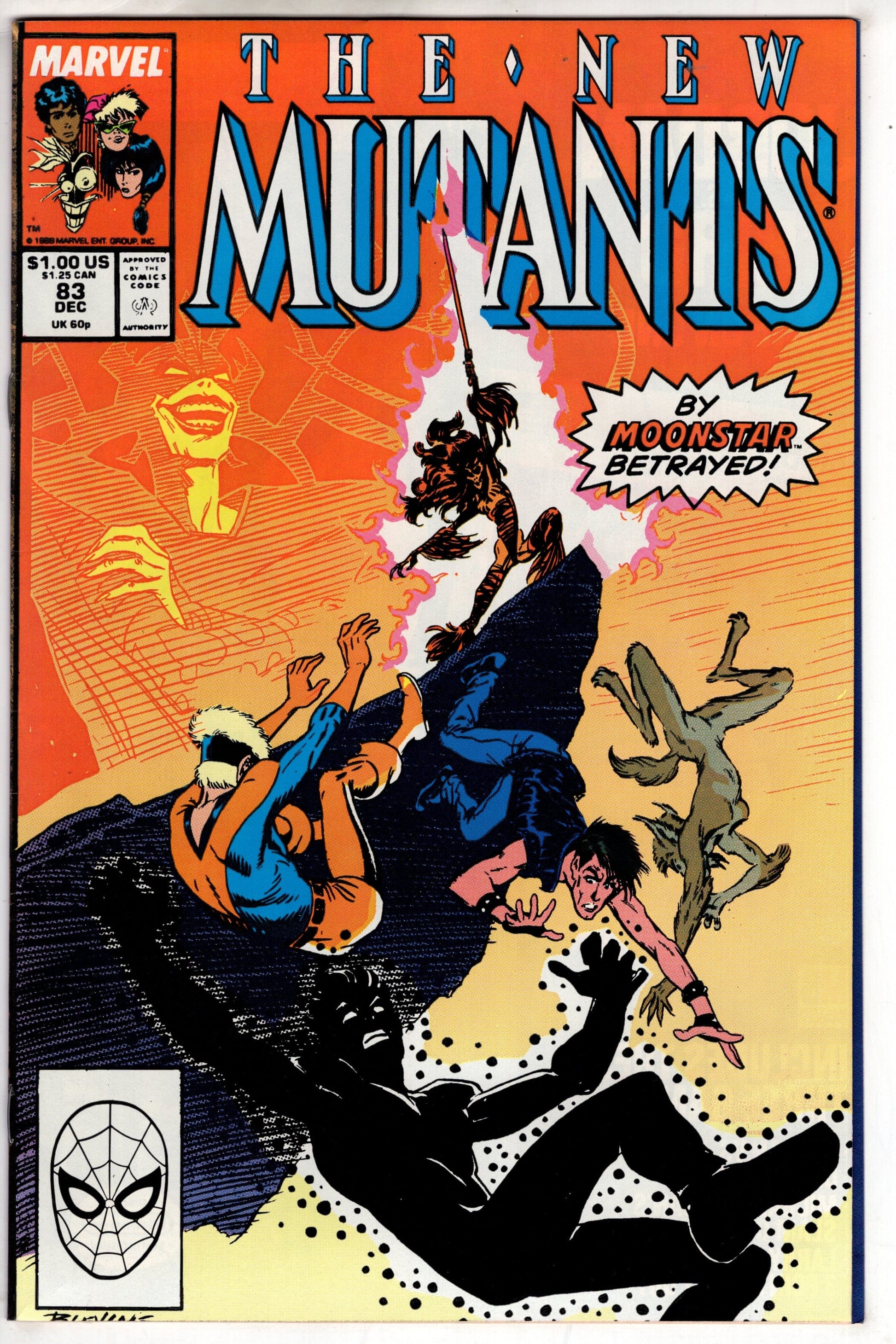 MARVEL PRH Comics The New Mutants (1983 series) #83 [Direct]
