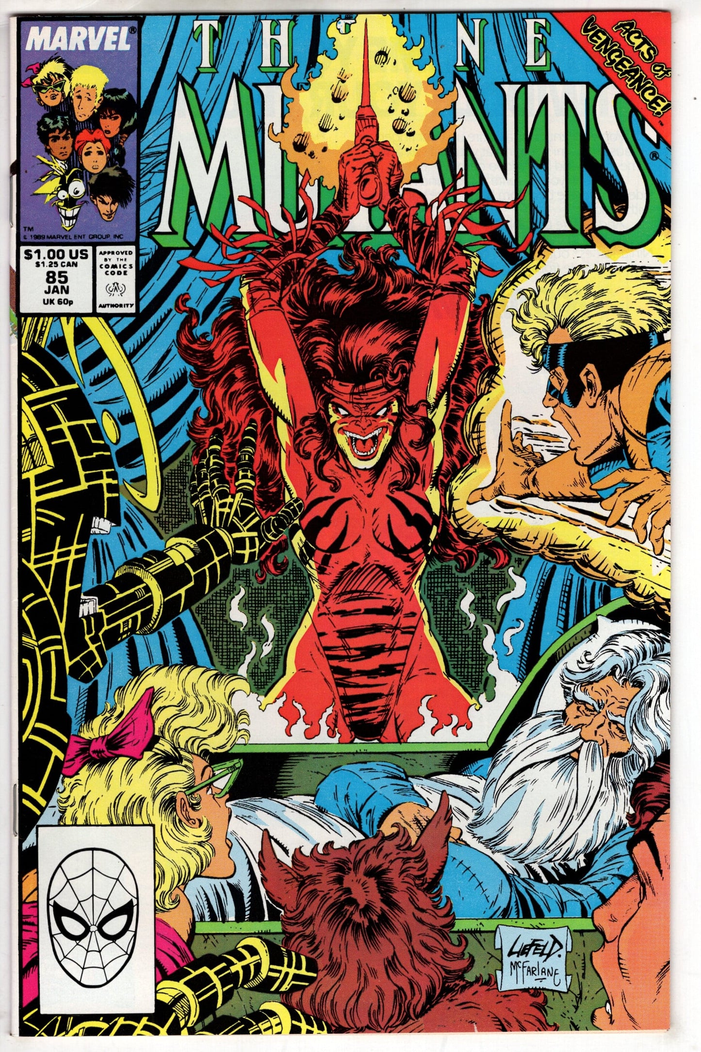 MARVEL PRH Comics The New Mutants (1983 series) #85 [Direct]