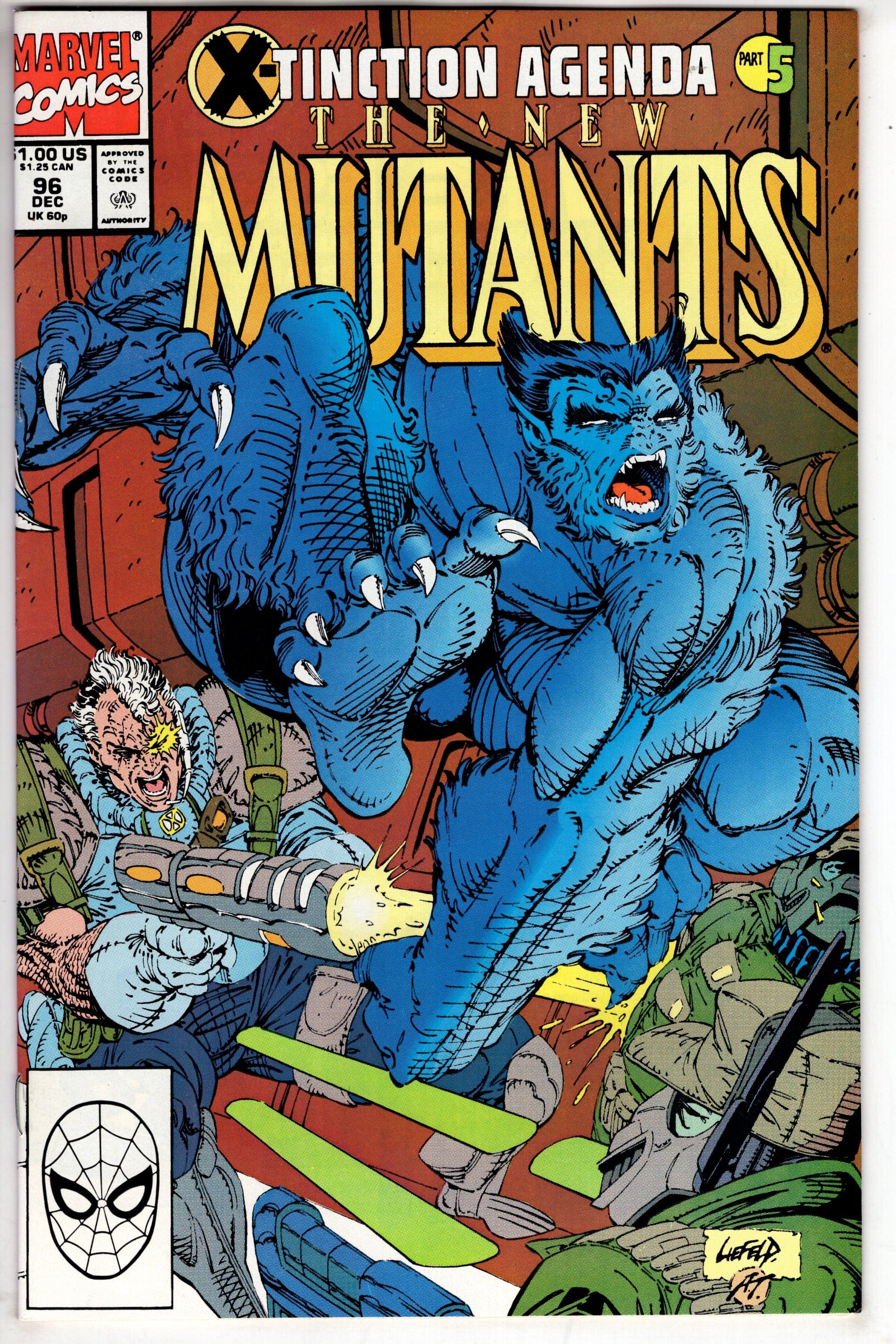 MARVEL PRH Comics The New Mutants (1983 series) #96 [Direct]