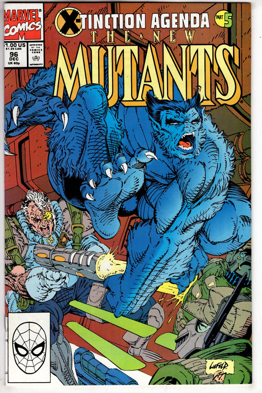 MARVEL PRH Comics The New Mutants (1983 series) #96 [Direct]