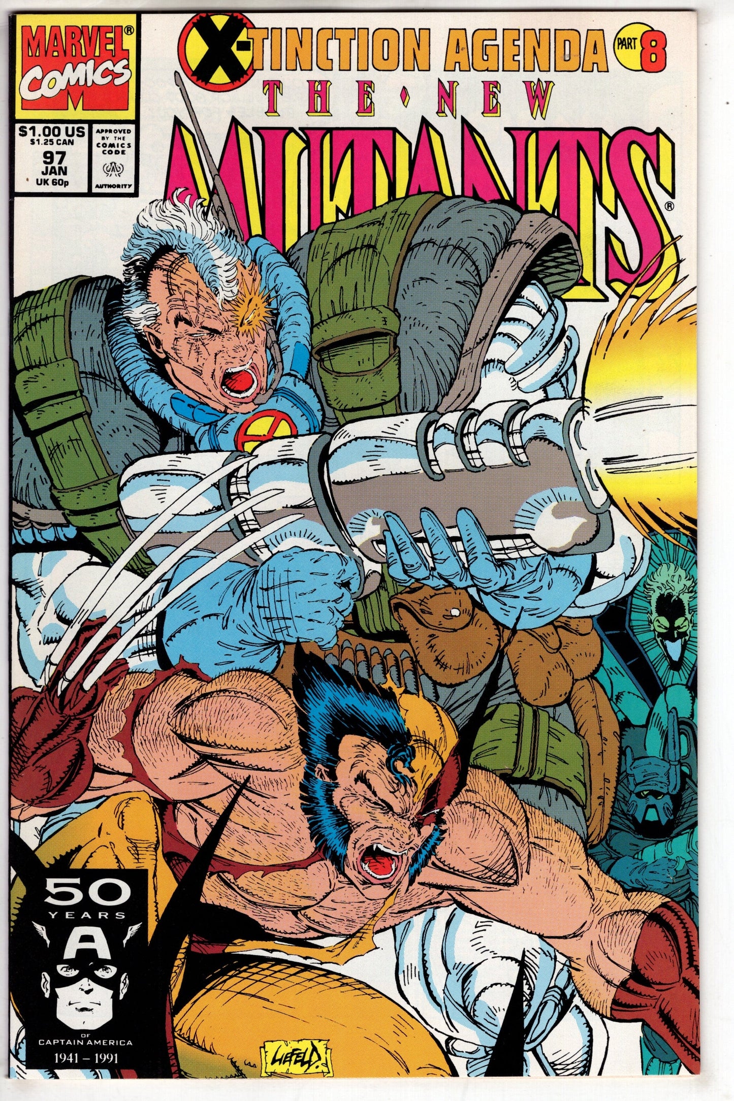 MARVEL PRH Comics The New Mutants (1983 series) #97 [Direct]