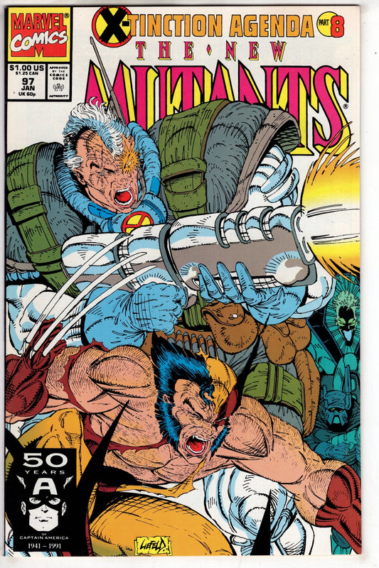MARVEL PRH Comics The New Mutants (1983 series) #97 [Direct]