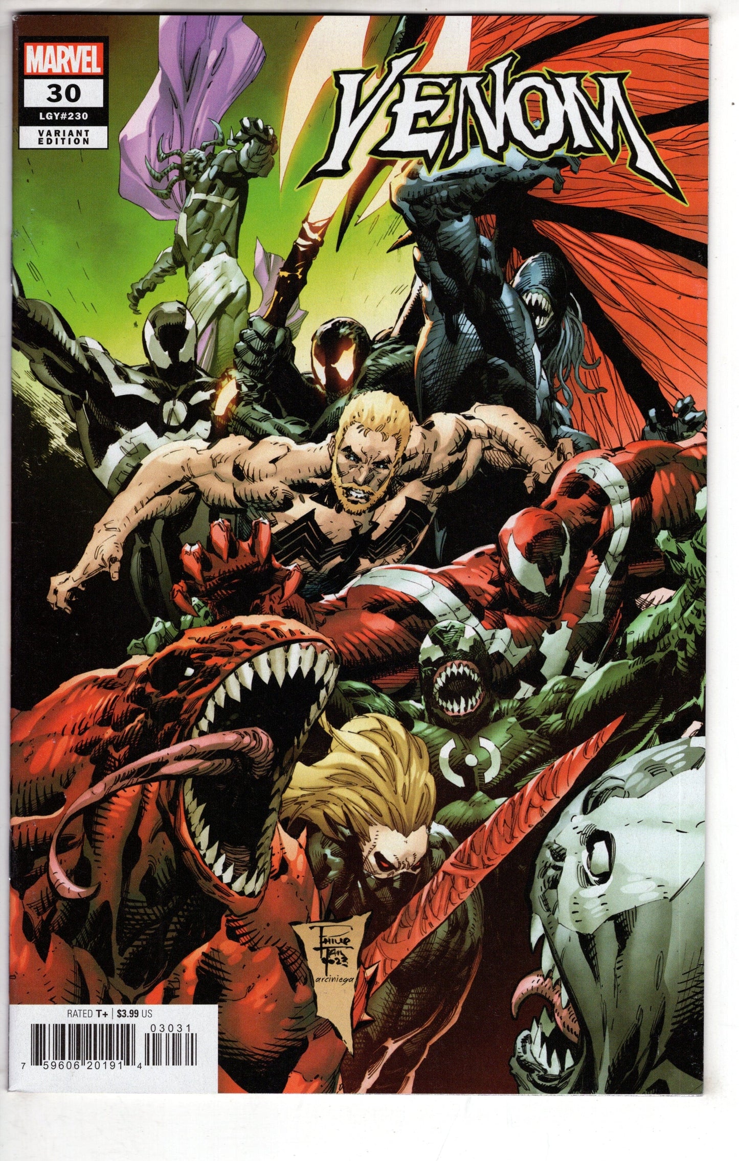 MARVEL PRH Comics VENOM #30 PHILIP TAN VAR