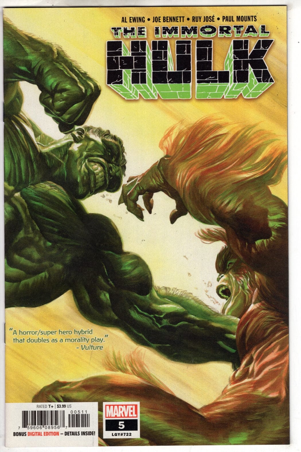 MARVEL PRH MARVEL COMICS IMMORTAL HULK #5[VF/NM]