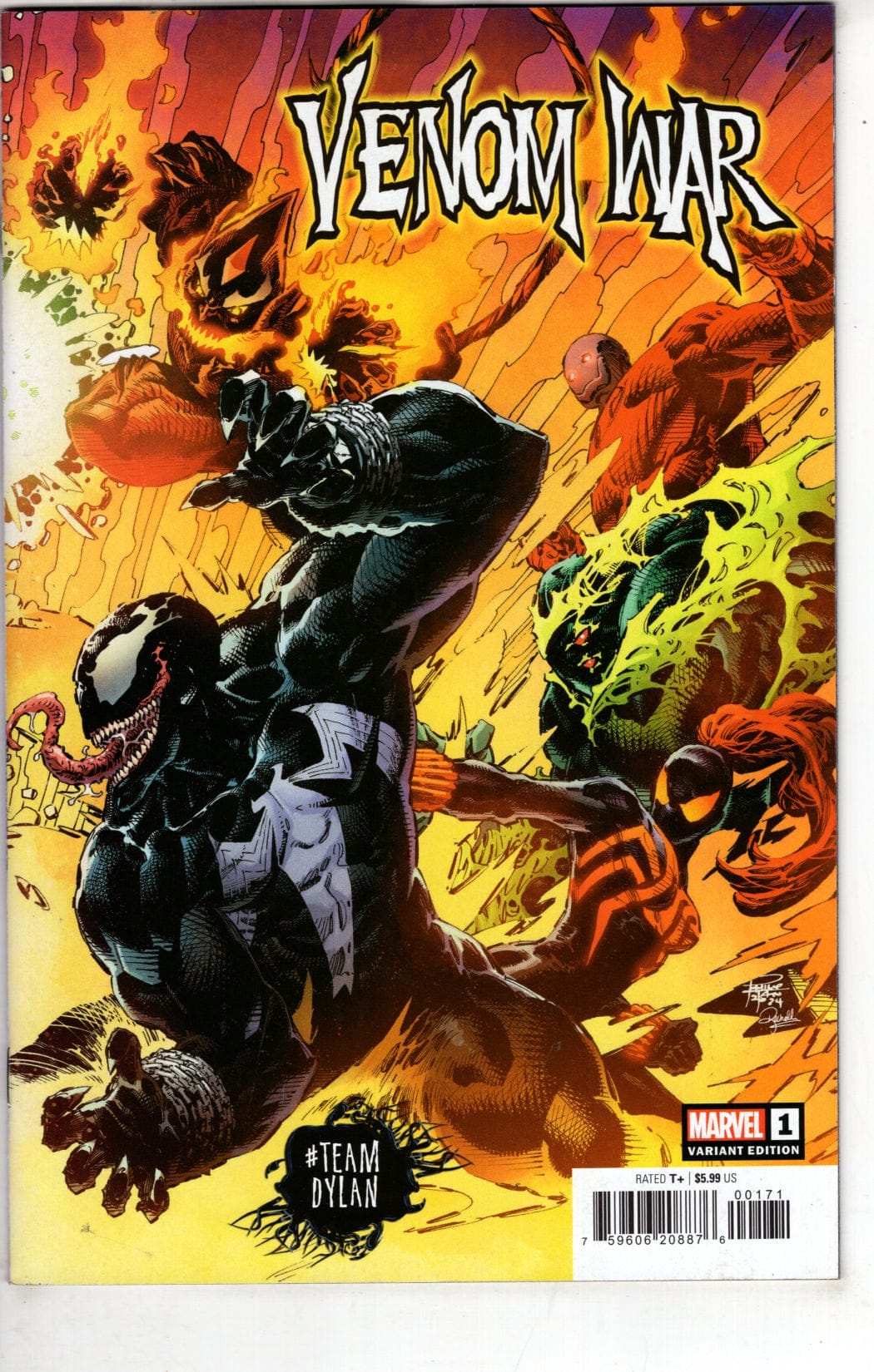MARVEL PRH NEW THIS WEEK VENOM WAR #1 VAR [FN/VF]
