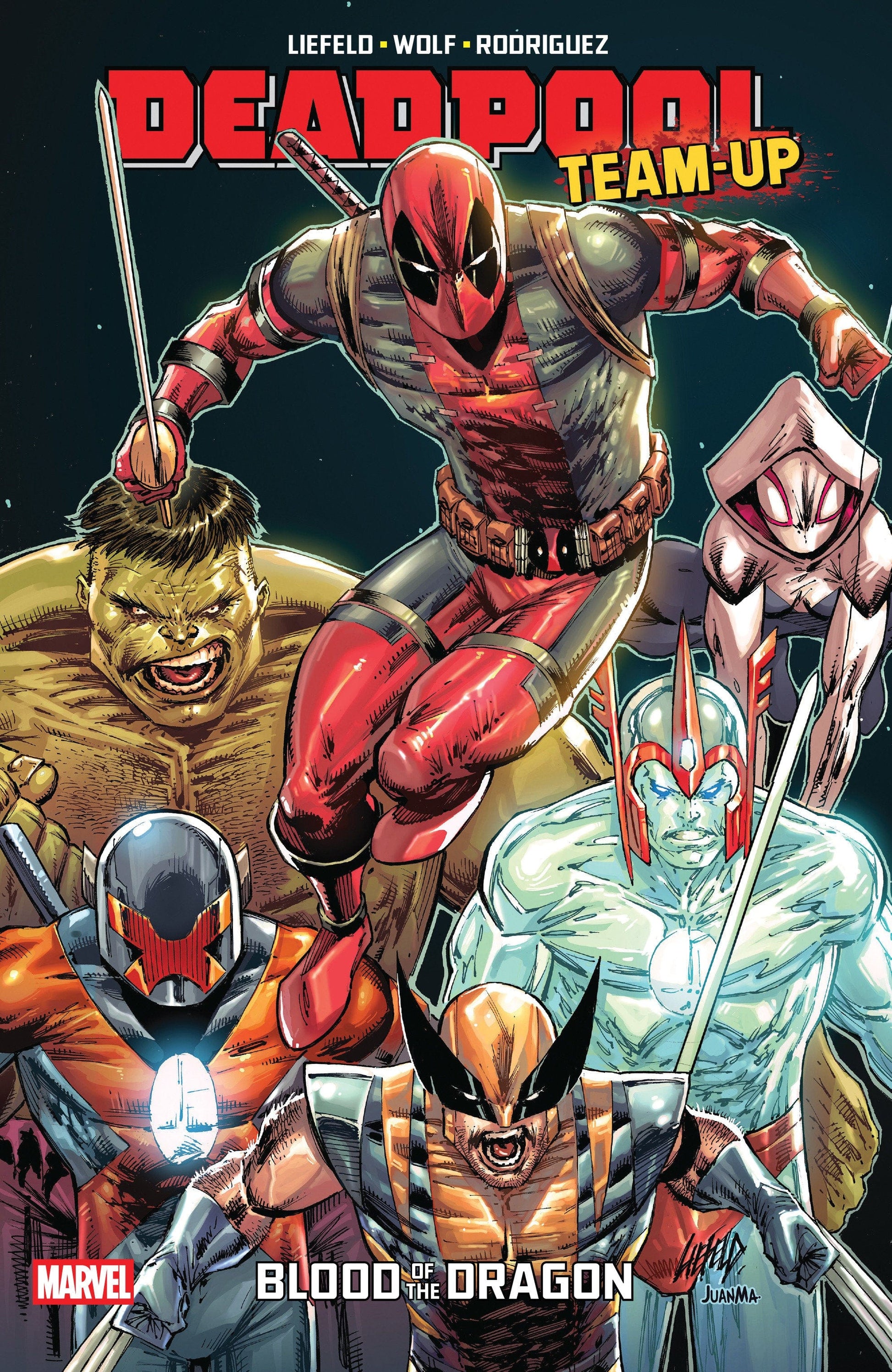 Marvel TRADE DEADPOOL TEAM-UP BY ROB LIEFELD: BLOOD OF THE DRAGON