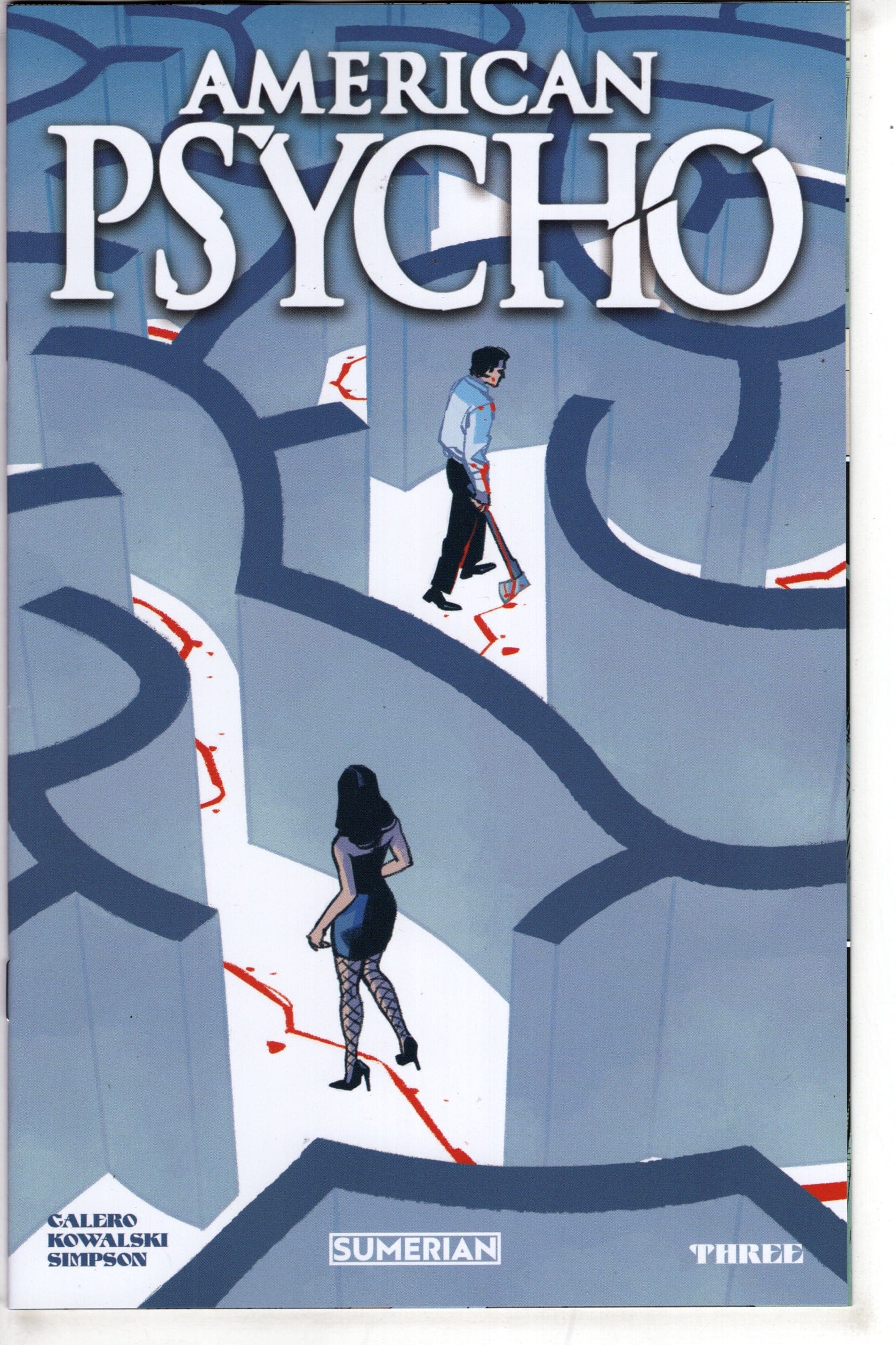 MASSIVE COMIC BOOK American Psycho #3 (Of 5) Cover A Milana (Mature)