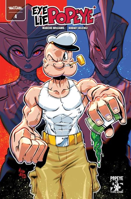 Massive COMIC BOOK EYE LIE POPEYE #4 CVR A MARCUS WILLIAMS