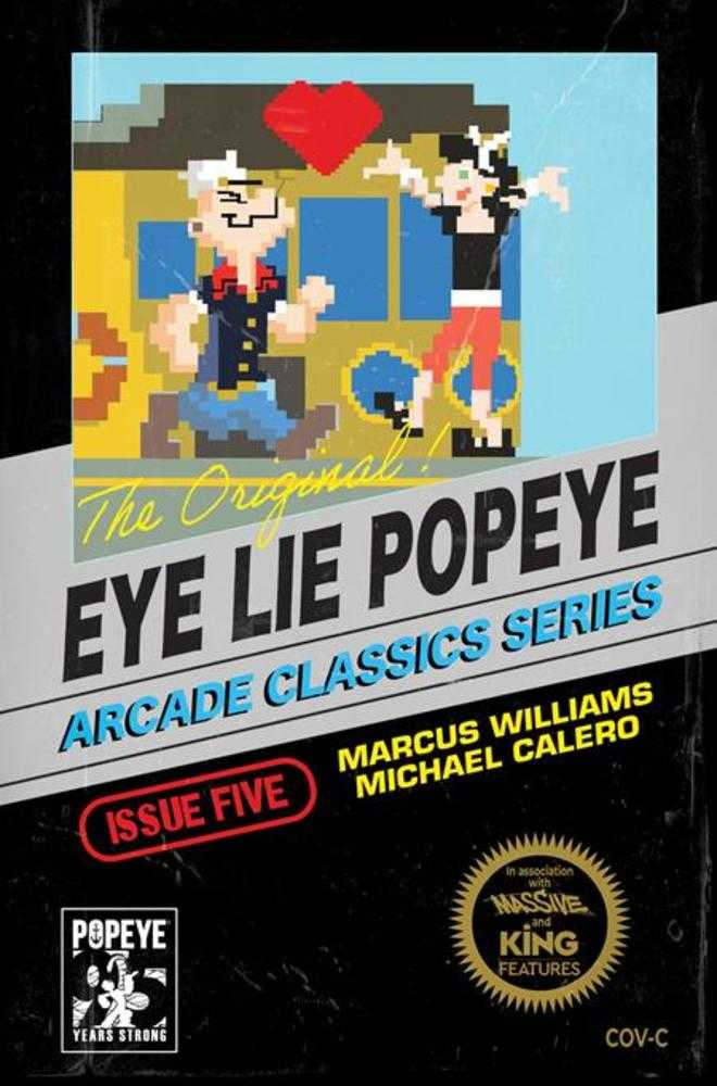 MASSIVE COMIC BOOK Eye Lie Popeye #5 (Of 5) Cover C Michael Calero Video Game Homage Variant