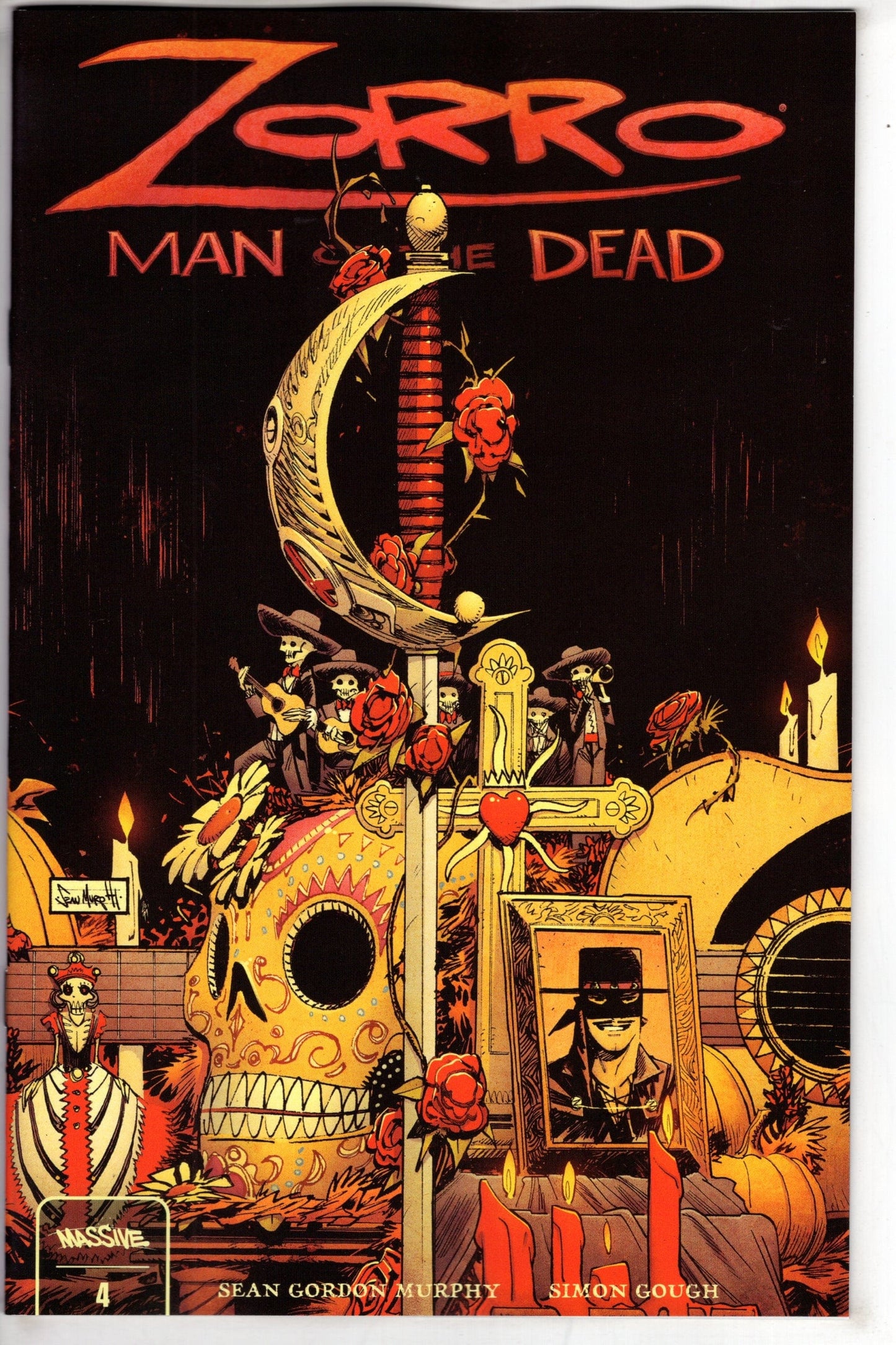 MASSIVE COMIC BOOK Zorro Man Of The Dead #4 (Of 4) Cover A Murphy (Mature)