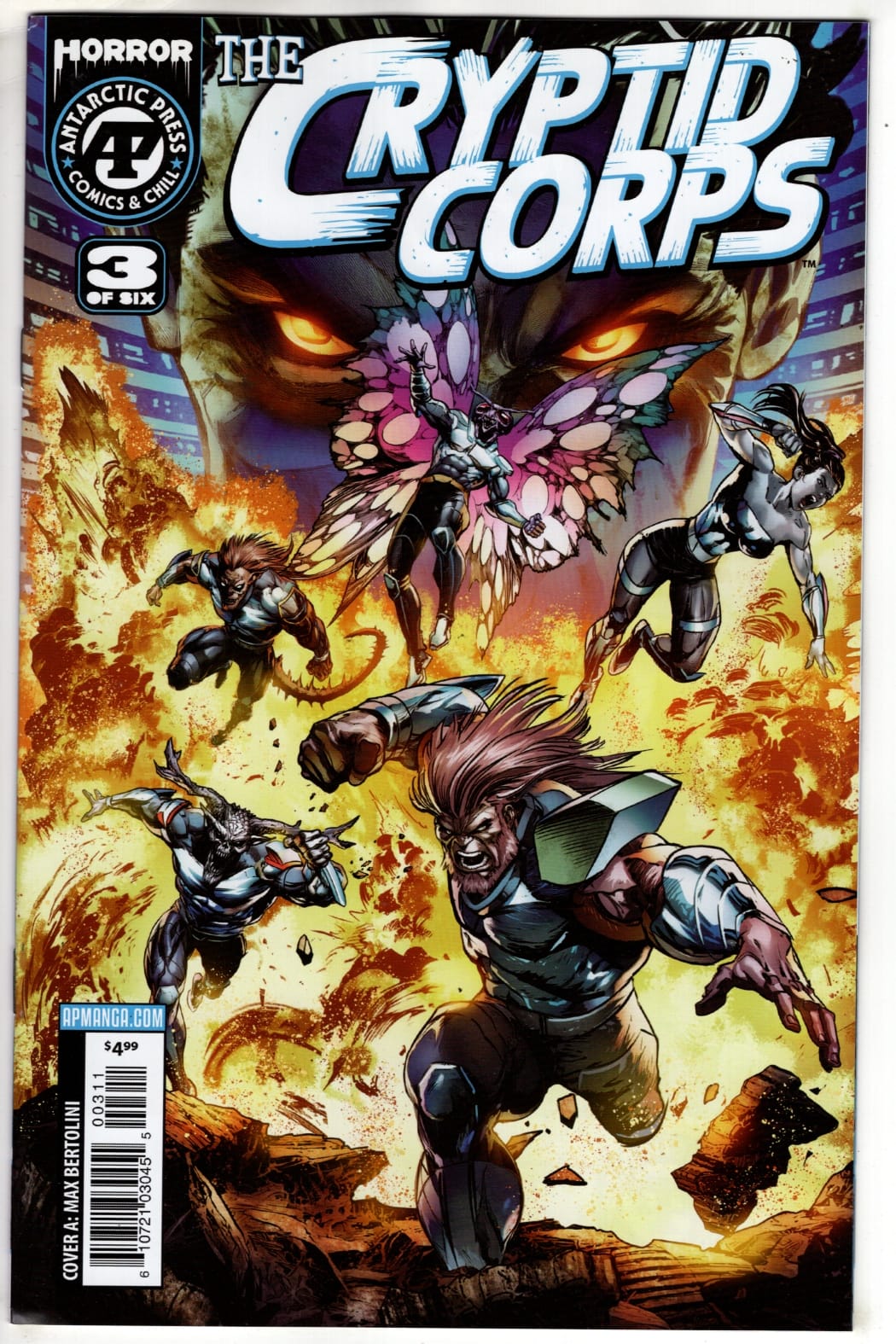 Massive Publishing NEW THIS WEEK CRYPTID CORPS #3 (OF 6) CVR A MAX BERTOLINI (VF/NM)
