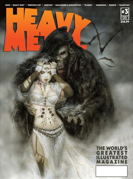 Massive Publishing NEW THIS WEEK HEAVY METAL MAGAZINE #3 CVR A LUIS ROYO (MR)