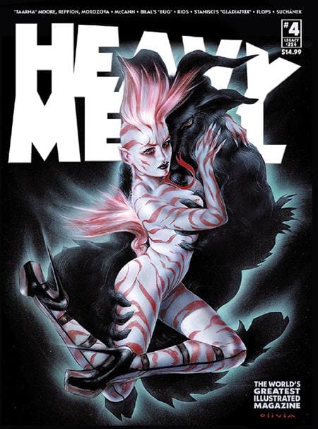 Massive Publishing NEW THIS WEEK HEAVY METAL MAGAZINE #4 CVR A OLIVIA DE BERARDINIS (MR) (VF/NM)