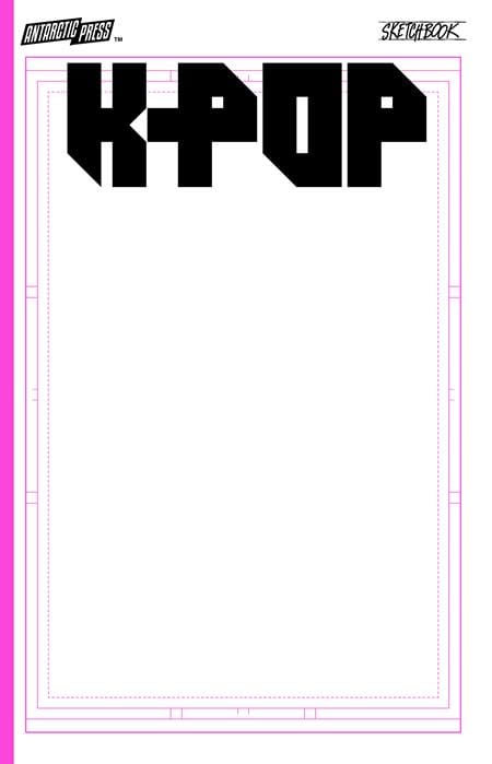 Massive Publishing NEW THIS WEEK K-POP SKETCHBOOK (ONE SHOT) GLITTER PINK (VF/NM)