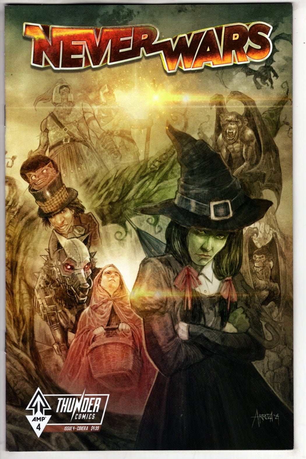 Massive Publishing NEW THIS WEEK NEVERWARS #4 (OF 8) CVR A ERWIN J ARROZA WRAPAROUND