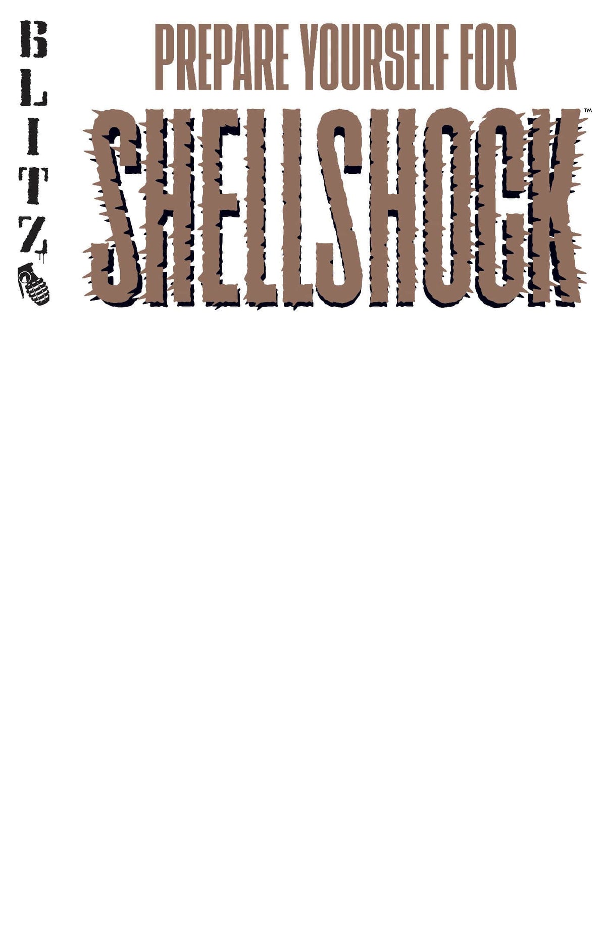 ONI NEW THIS WEEK EC SHELLSHOCK #1 CVR D BLANK SKETCH VAR (VF/NM)
