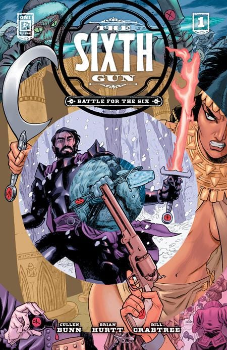 Oni Press COMIC BOOK SIXTH GUN BATTLE FOR THE SIX #1 (OF 3) CVR A BRIAN HURTT