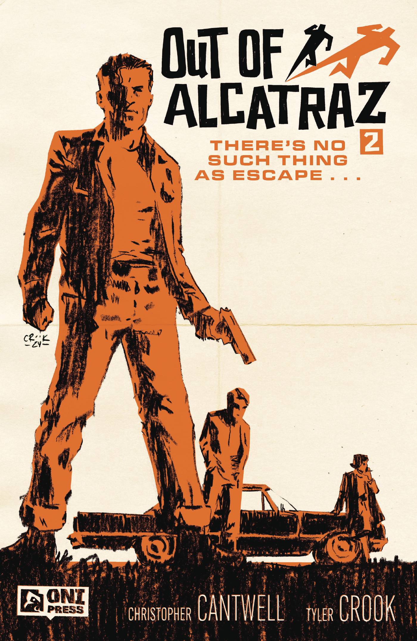 ONI PRESS INC. COMIC BOOK OUT OF ALCATRAZ #2 (OF 5) CVR A TYLER CROOK