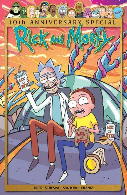 ONI PRESS INC. COMIC BOOK Rick And Morty 10th Anniversary Special #1 (One Shot) Cover A Marc Ellerby Wraparound