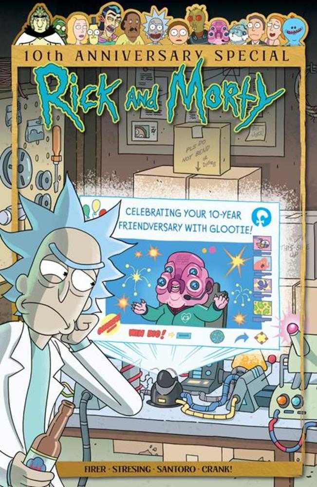 ONI PRESS INC. COMIC BOOK Rick And Morty 10th Anniversary Special #1 (One Shot) Cover B James Lloyd Variant