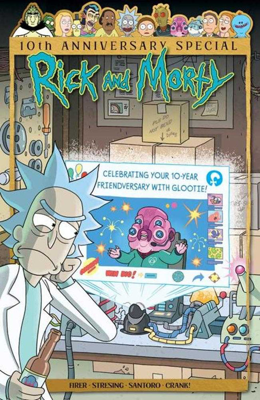 ONI PRESS INC. COMIC BOOK Rick And Morty 10th Anniversary Special #1 (One Shot) Cover B James Lloyd Variant