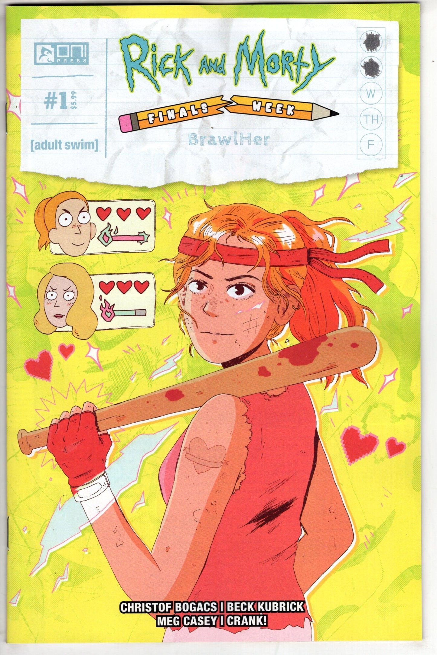 ONI PRESS INC. COMIC BOOK Rick And Morty Presents Finals Week Brawlher #1 (Of 5) Cover A Beck Kubrick