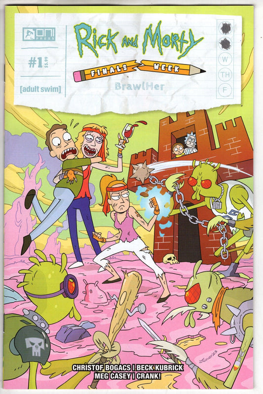 ONI PRESS INC. COMIC BOOK Rick And Morty Presents Finals Week Brawlher #1 (Of 5) Cover B James Lloyd Variant