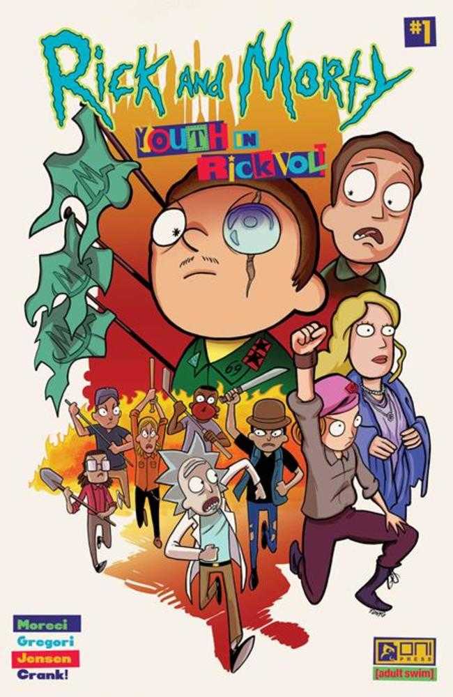 ONI PRESS INC. COMIC BOOK Rick And Morty Youth In Rickvolt #1 Cover A Tony Gregori Variant (Mature)