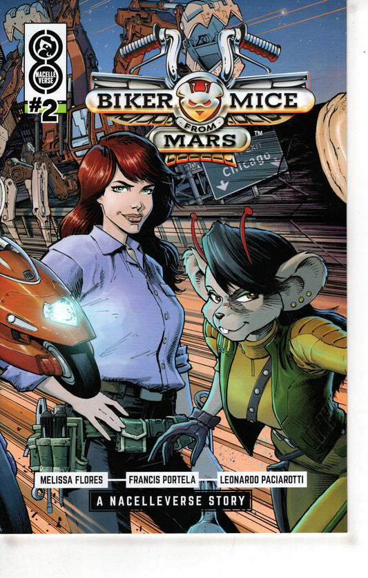 ONI PRESS INC. Comics Biker Mice From Mars #2 (Of 3) Cover A Dustin Weaver