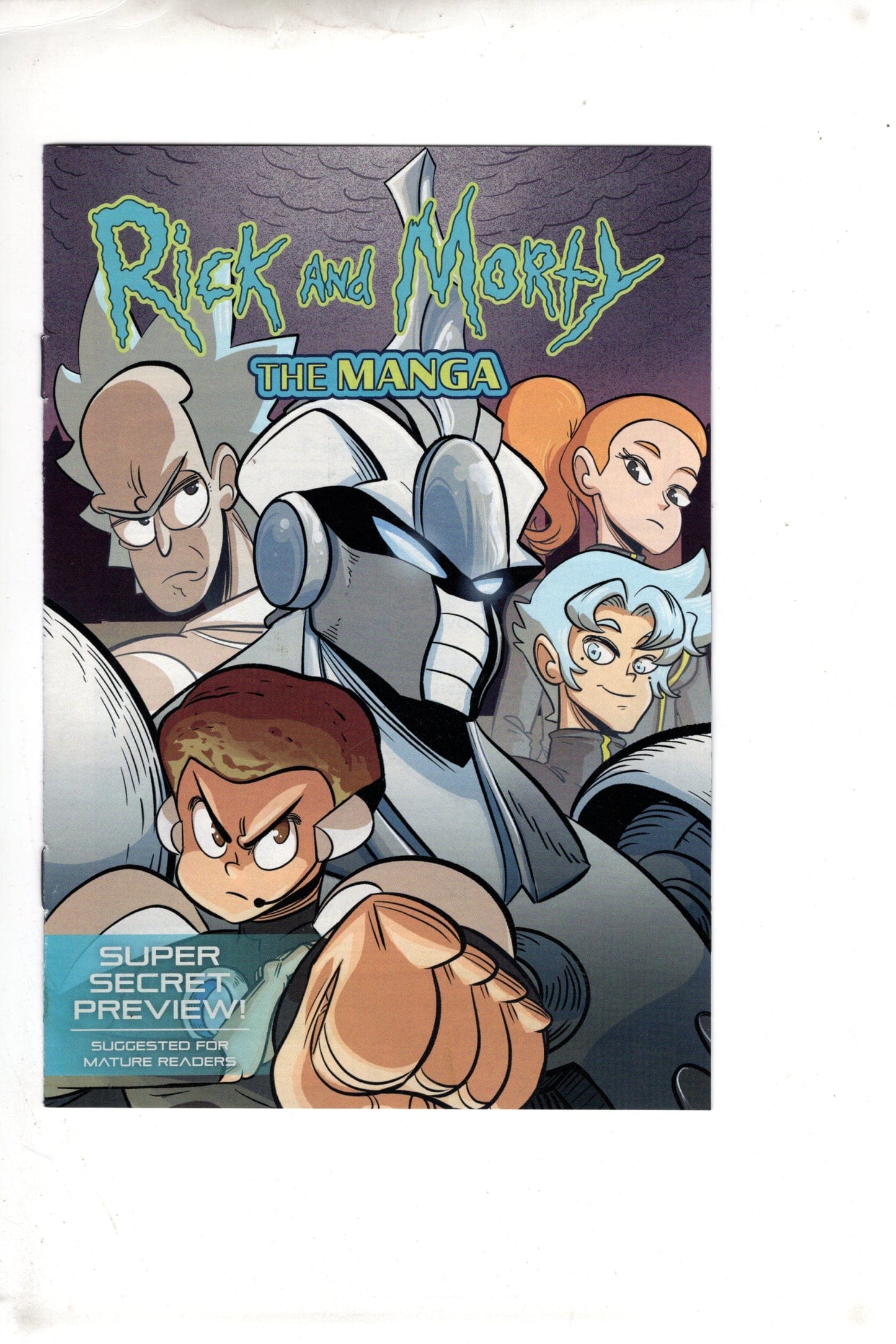 ONI PRESS INC., Oni Press COMIC BOOK Rick And Morty Manga Ashcan
