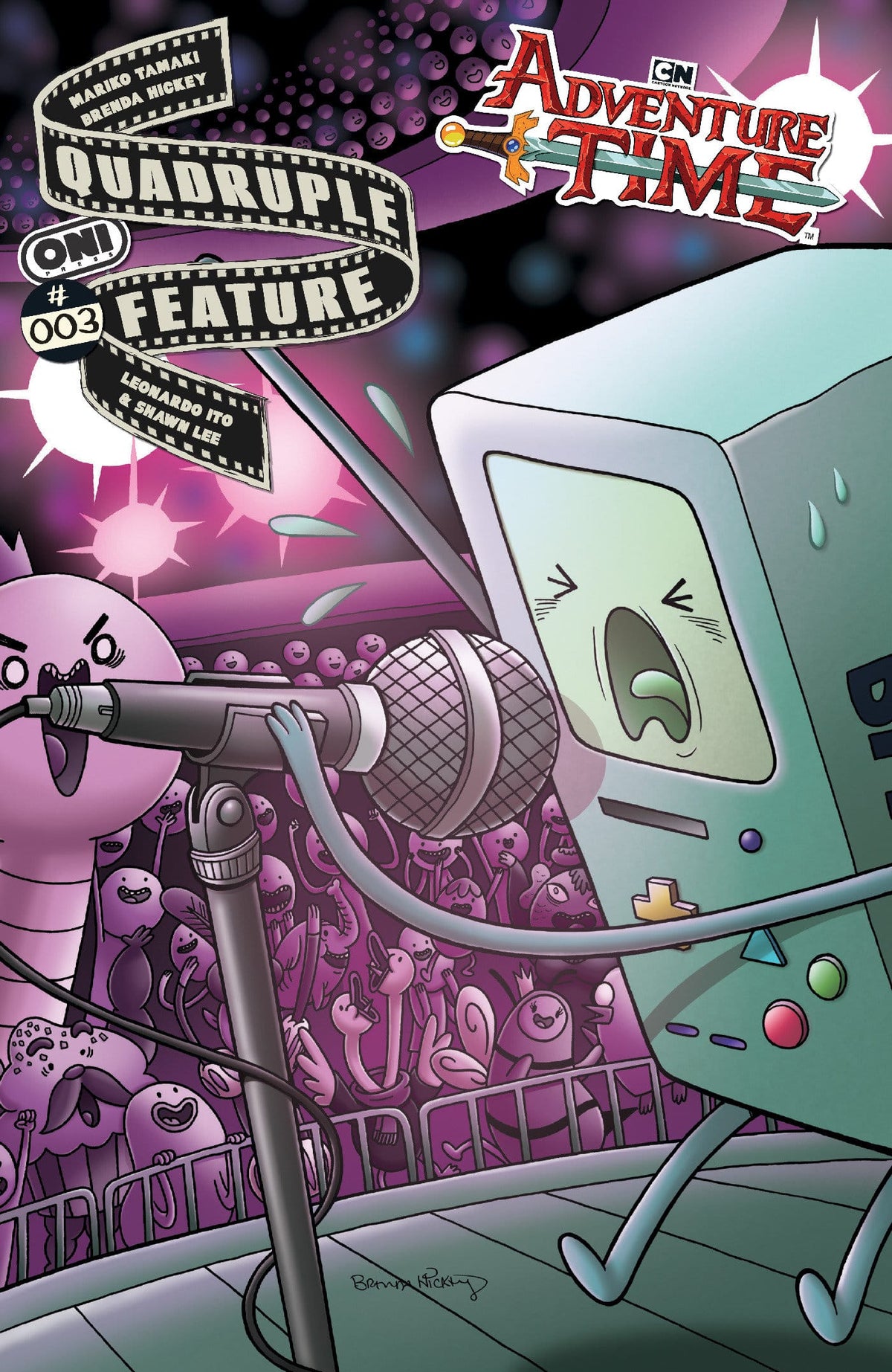Oni Press NEW THIS WEEK ADVENTURE TIME QUADRUPLE FEATURE #3 CVR A BRENDA HICKEY (VF/NM)