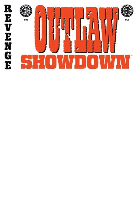 Oni Press NEW THIS WEEK EC OUTLAW SHOWDOWN #1 CVR G BLANK SKETCH VAR