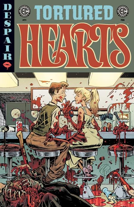 Oni Press NEW THIS WEEK EC TORTURED HEARTS #1 (ONE SHOT) CVR C TOM FOWLER VAR (VF/NM)