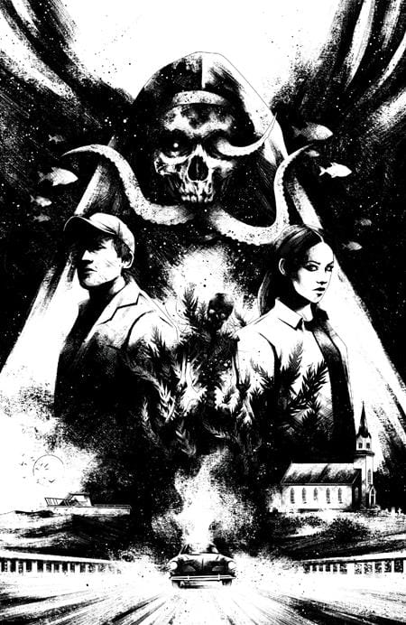 Oni Press NEW THIS WEEK ESTUARY A GHOST STORY #1 (OF 4) CVR E INC 1:20 MAAN HOUSE B&W VAR (VF/NM)