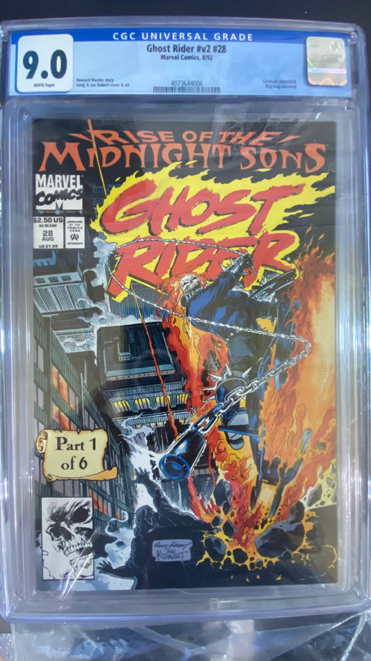 Packrat Comics CGC Comic GHOST RIDER #V2 #28 CGC 9.0
