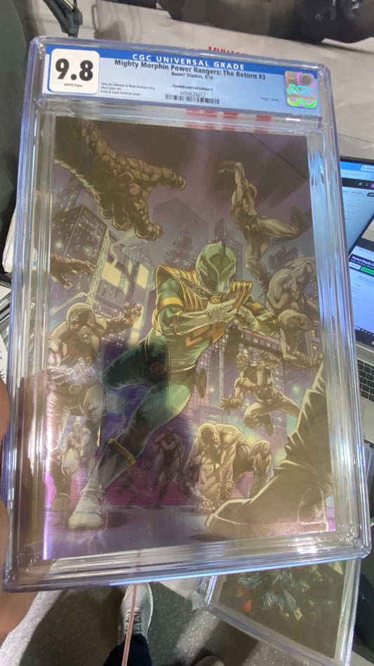 Packrat Comics CGC Comic MMPR THE RETURN #3 FOIL CGC 9.8