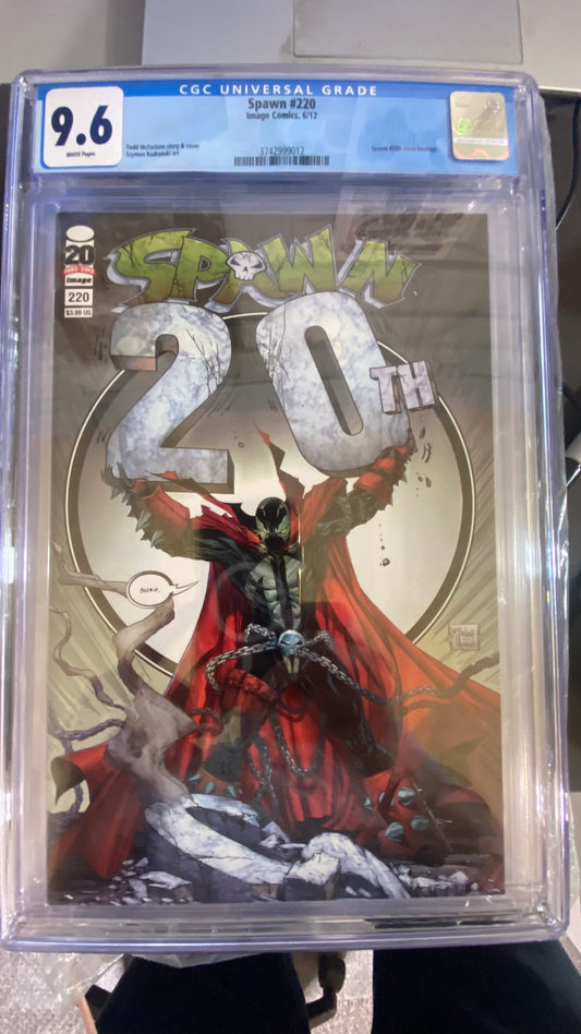 Packrat Comics CGC Comic SPAWN #220 CGC 9.6