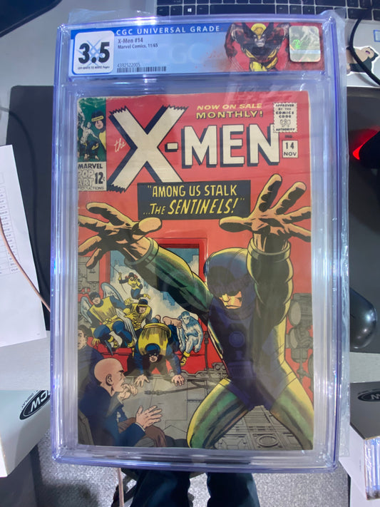 Packrat Comics CGC Comic X MEN #14 CGC 3.5