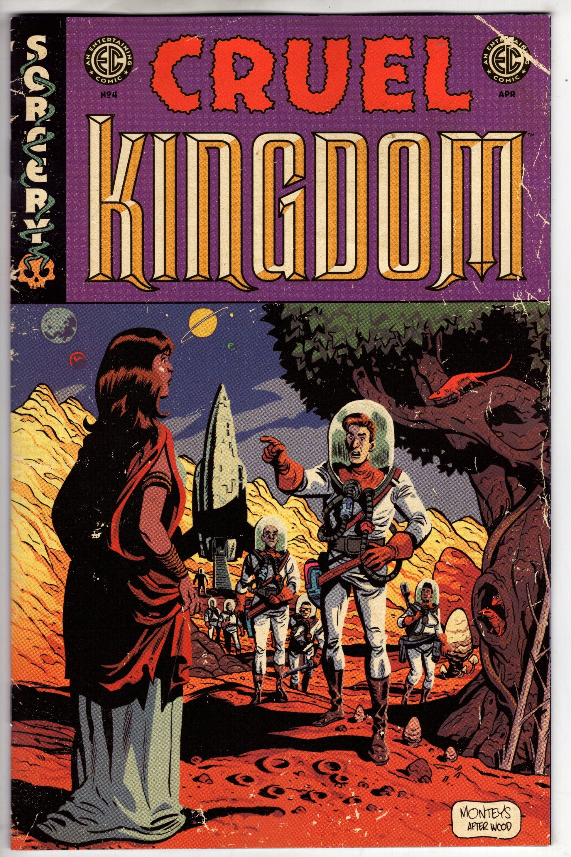 Packrat Comics COMIC BOOK EC CRUEL KINGDOM #4 (OF 4) CVR C INC 1:10 ALBERT MONTEYS HOMAGE VAR